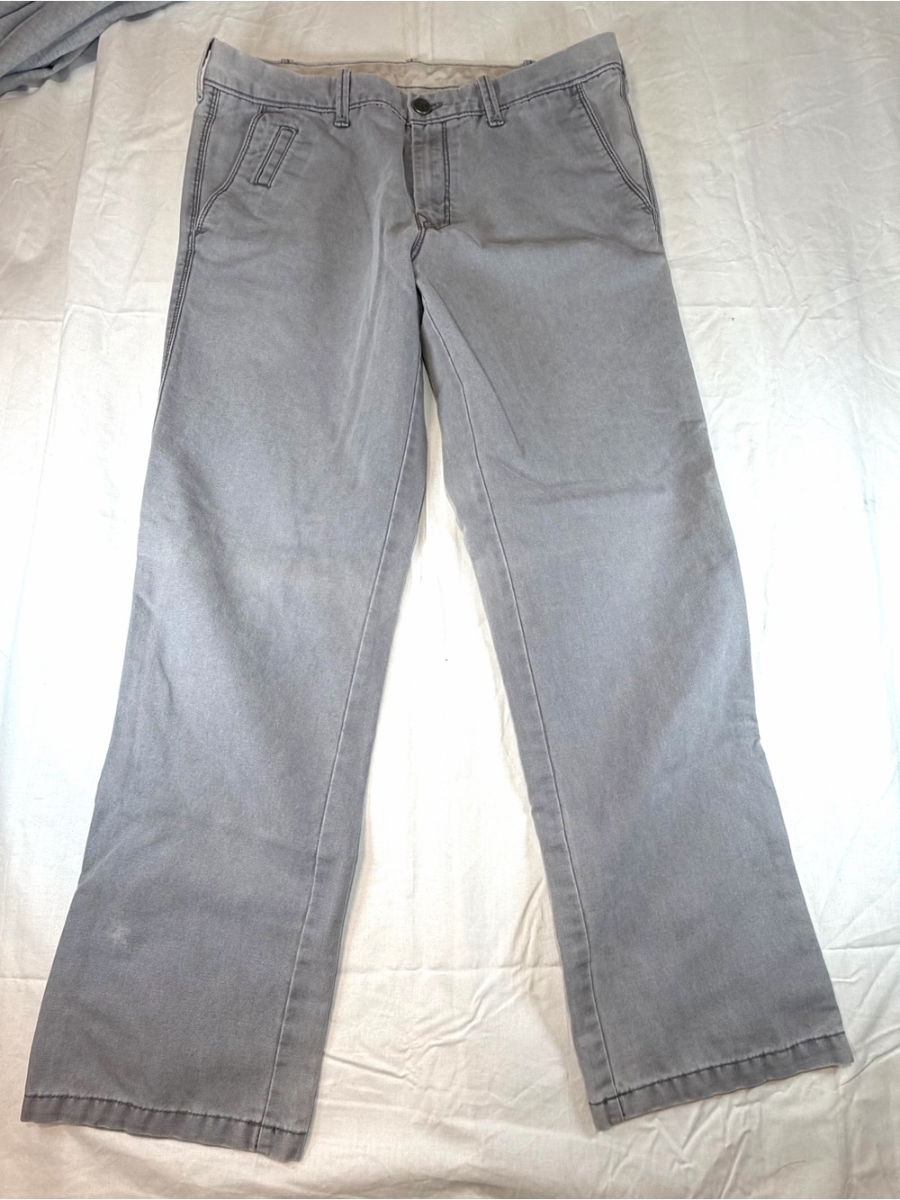 Haggar Life Khaki Gray Chino Pants